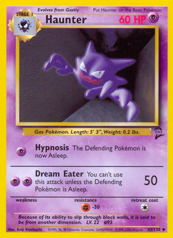 Haunter 2000 Base Set 2 #43/130 Trading Card Damaged