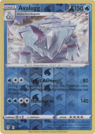 Avalugg #045/203 Cielos Evolutivos 2021 Casi Nuevo