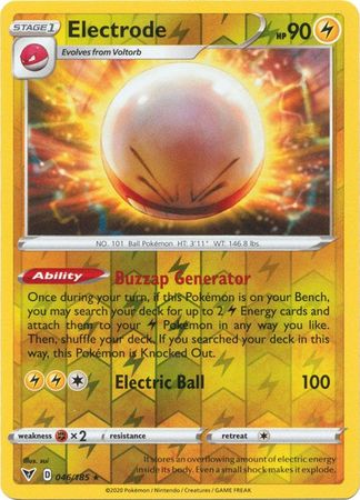Electrode #046/185 Vivid Voltage 2020 Near Mint