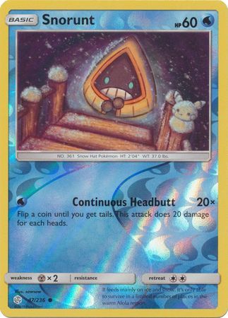 Snorunt 2019 Cosmic Eclipse Cosmic Eclipse #47/236 Near Mint