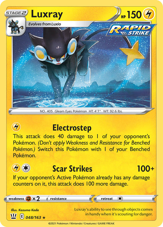 Luxray #048/163 Estilos de Combate 2021 Casi Nuevo