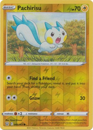 Pachirisu #049/163 Battle Styles 2021 Near Mint