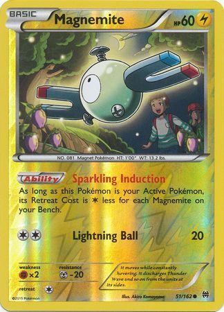 Magnemite 2015 BREAKthrough BREAKthrough #51/162 Near Mint
