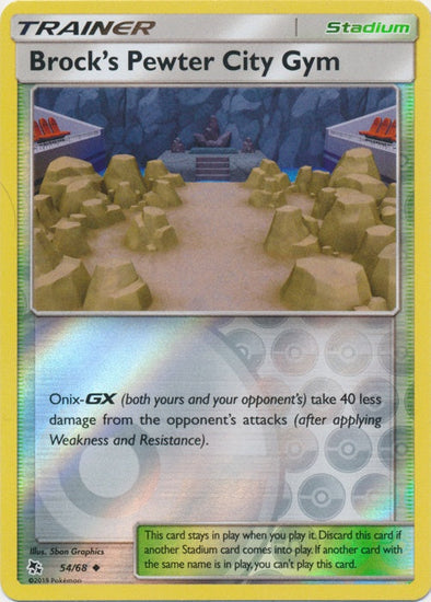 Brock's Pewter City Gym 2019 Destinées Occultes Destinées Occultes #54/68 Proche neuf
