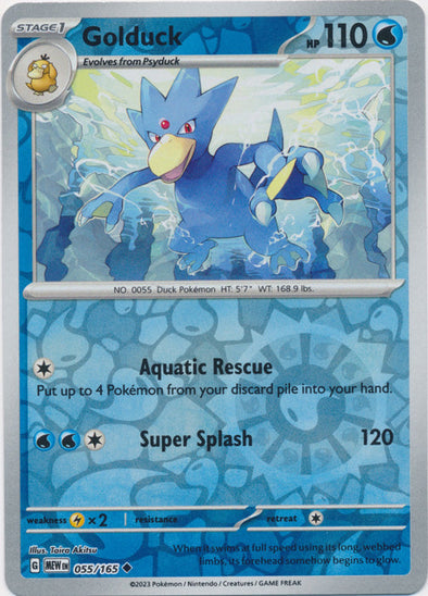 Golduck 2023 151 151 #055/165 Casi Nuevo