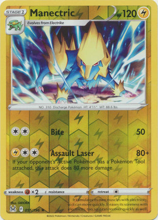 Manectric #055/196 Lost Origin 2022 Casi Nuevo