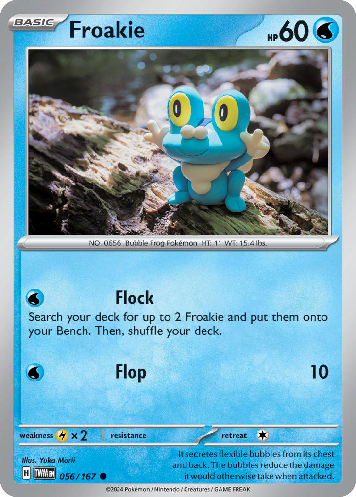 Froakie 2024 Mascarada Crepuscular Mascarada Crepuscular #056/167 Casi Nuevo