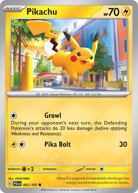 Pikachu Échange ou Tour Échange ou Tour #062/193 Quasi Neuf