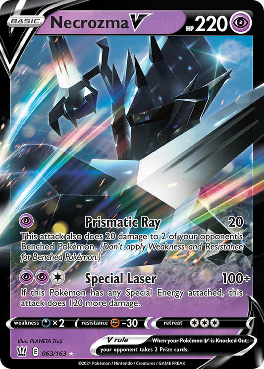 Necrozma V Styles de Combat Styles de Combat 2021 #063/163 État quasi neuf