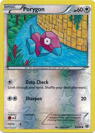 Porygon 2015 Orígenes Antiguos Orígenes Antiguos #64/98 Casi Nuevo