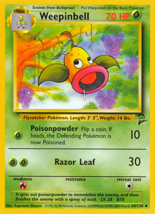 Weepinbell 2000 Base Set 2 #64/130 Trading Card Near Mint