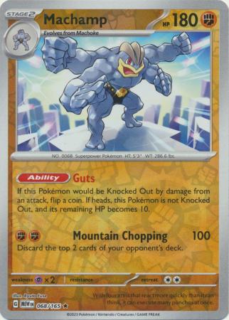 Machamp 2023 151 151 #068/165 Near Mint