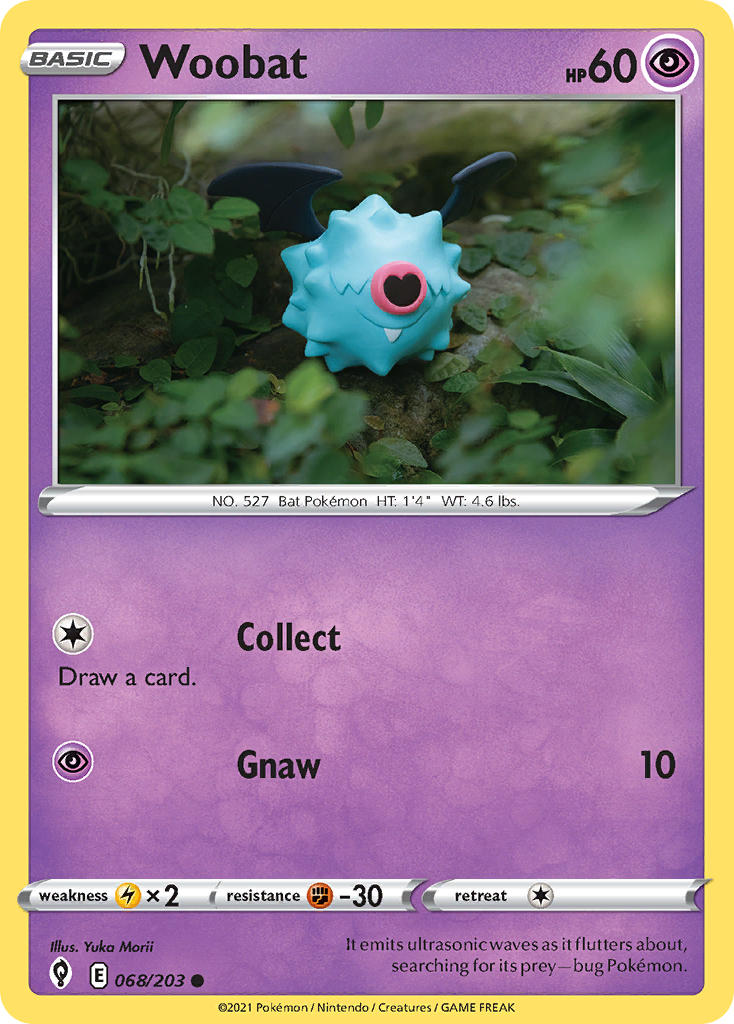 Woobat 2021 Cielos Evolutivos Cielos Evolutivos #068/203 Casi Nuevo