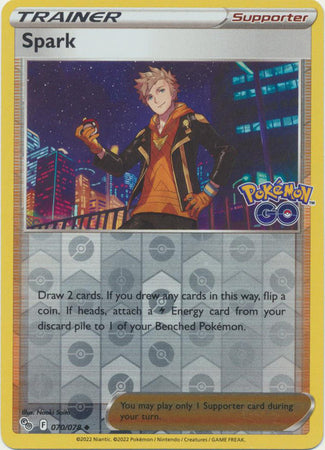 Spark #070/078 Pokémon GO 2022 Casi Nuevo