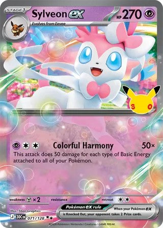 Sylveon ex #071/128 30th Celebration 2026 Near Mint