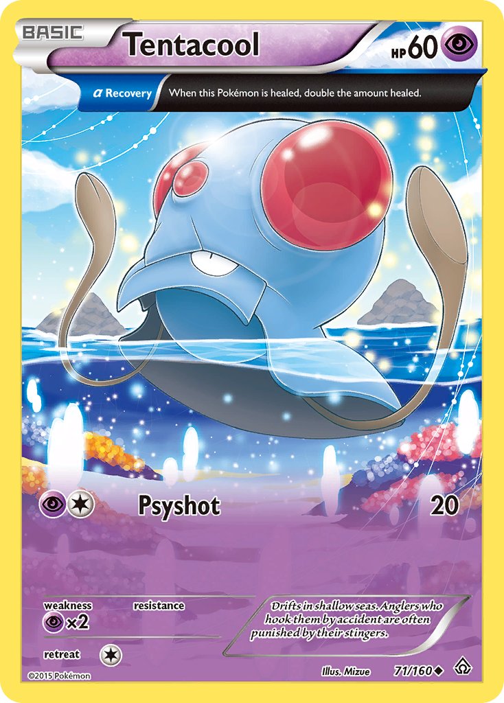 Tentacool #71/160 Primal Clash 2015 Casi Nuevo