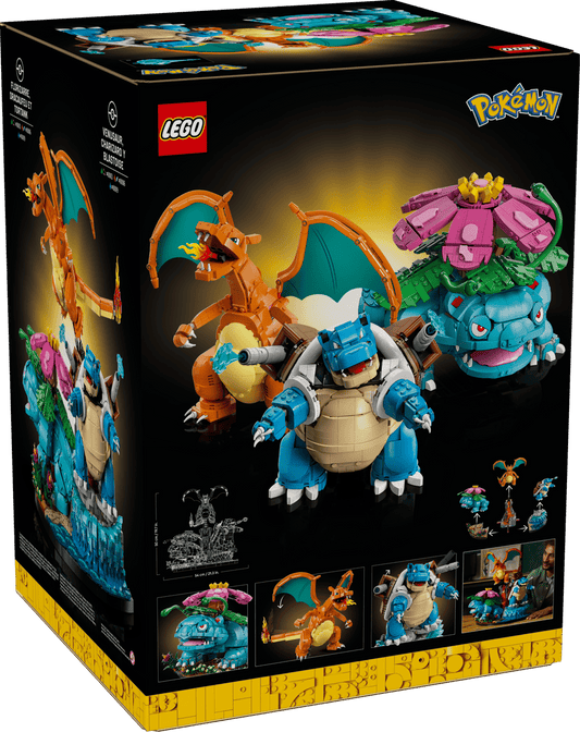 LEGO Venusaur, Charizard y Blastoise