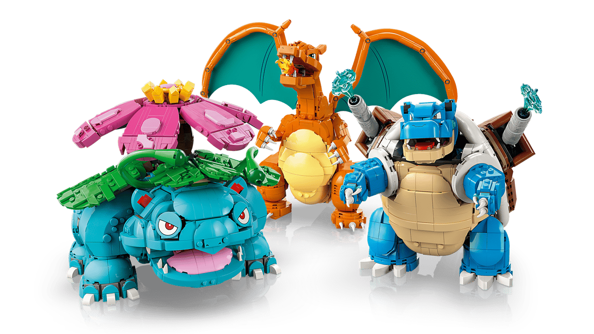 LEGO Venusaur, Charizard y Blastoise