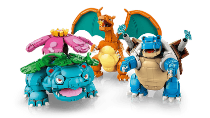 LEGO Venusaur, Charizard y Blastoise