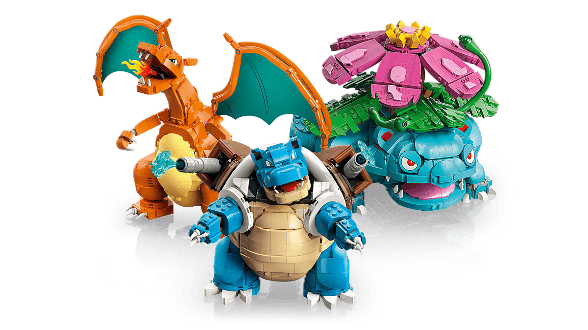 LEGO Venusaur, Charizard y Blastoise