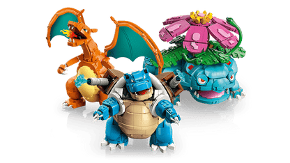 LEGO Venusaur, Charizard y Blastoise