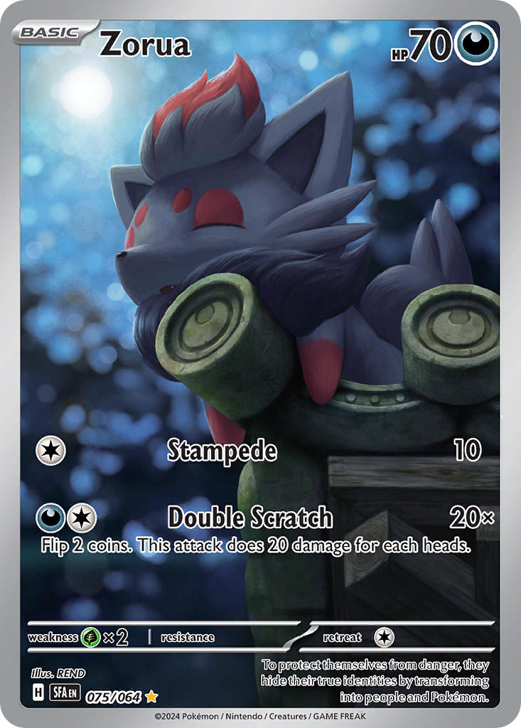 Zorua #075/064 Shrouded Fable 2024 Near Mint