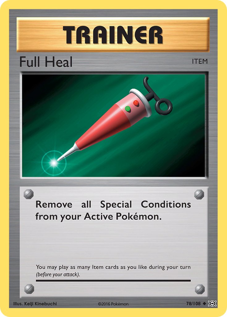 Full Heal 2016 Evolutions Evolutions #78/108 Moderately Played