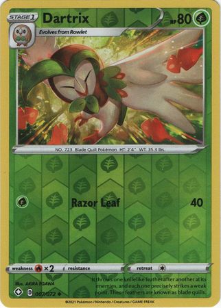 Dartrix #007/072 Shining Fates 2021 Near Mint