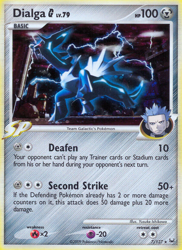 Dialga G 2009 Platinum Platinum #7/127 Damaged