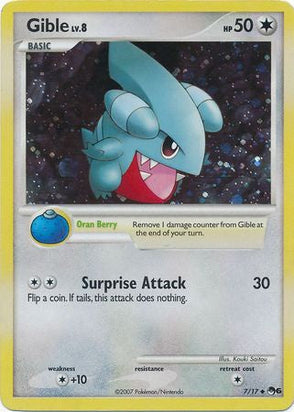Gible #7/17 Serie POP 6 2007 Casi Nuevo