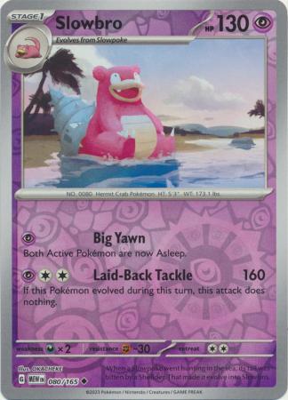 Slowbro 2023 151 151 #080/165 Casi nuevo