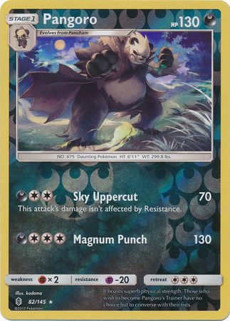 Pangoro #82/145 Guardians Rising 2017 Near Mint