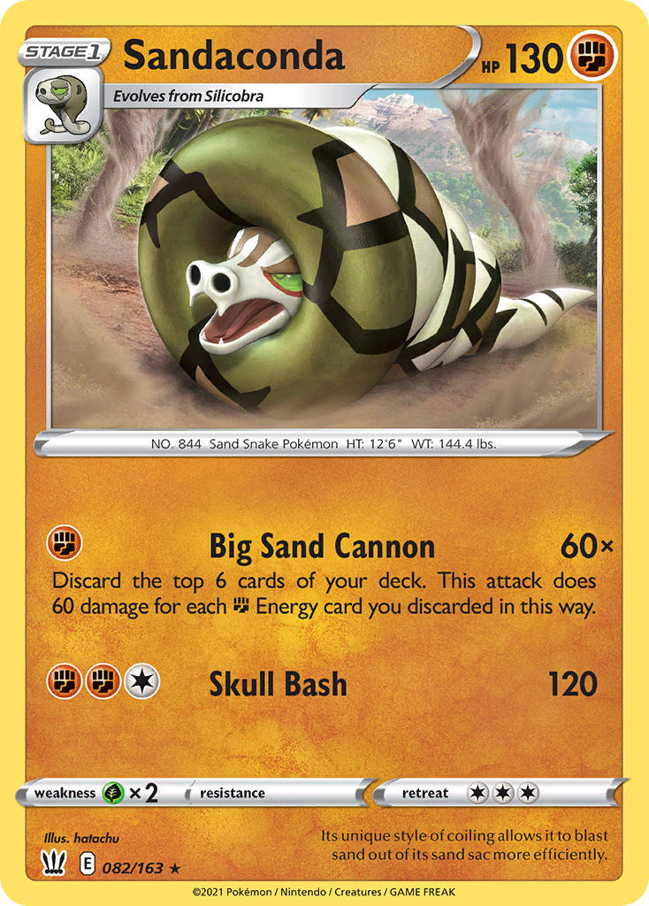Sandaconda #082/163 Styles de Combat 2021 Quasi neuf