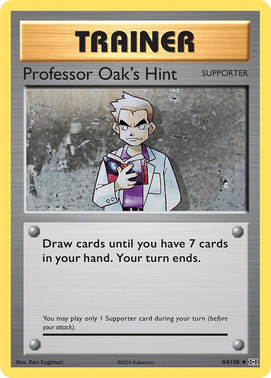 Pista del Profesor Oak 2016 Evoluciones Evoluciones #84/108 Casi nueva