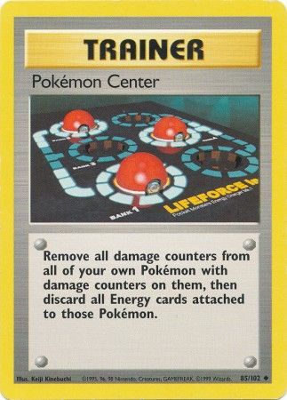 Pokemon Center 1999 Base Set Unlimited #85/102 Trading Card Lightly Played