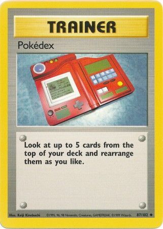 Pokedex 1999 Base Set Unlimited #87/102 Trading Card Near Mint