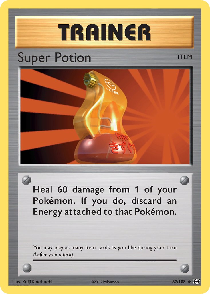 Super Potion 2016 Evolutions Evolutions #87/108 Lightly Played