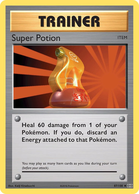 Súper Poción 2016 Evolutions Evolutions #87/108 Jugado Levemente
