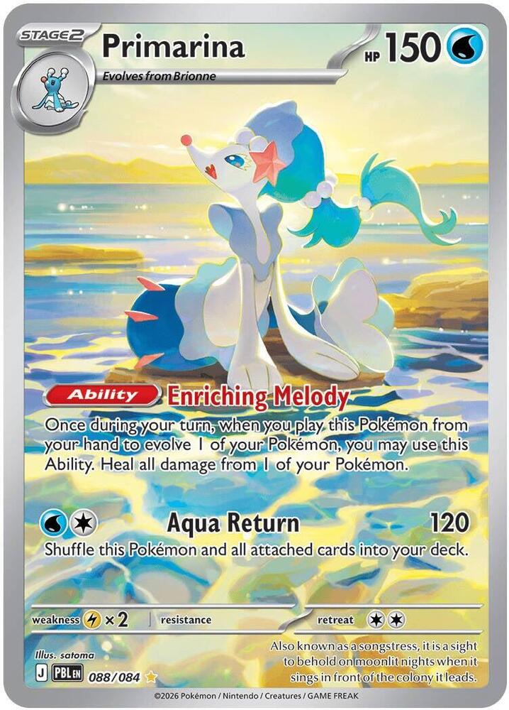 Primarina #088/084 Pitch Black Near Mint