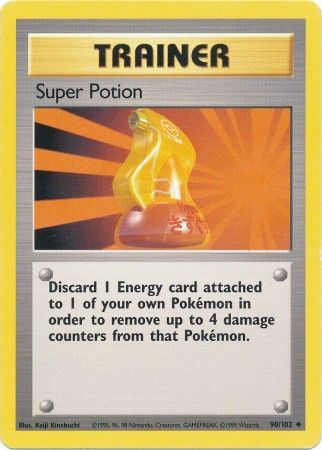 Super Potion 1999 Base Set Unlimited #90/102 Trading Card Lightly Played