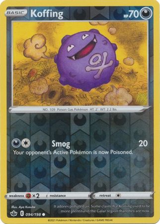 Koffing #094/198 Reinado Helado 2021 Casi Nuevo
