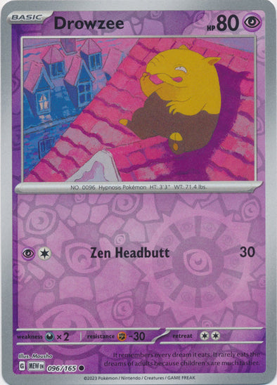 Drowzee 2023 151 151 #096/165 État quasi neuf