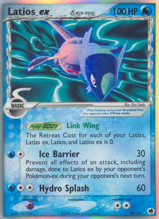 Latios ex 2006 EX Dragon Frontiers EX Dragon Frontiers #96/101 Ligeramente Jugado