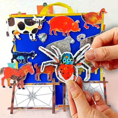 Busy Spider Felt Story Set – Interactive Reading Game & Early Learning Educational Toy for Preschool Kids
