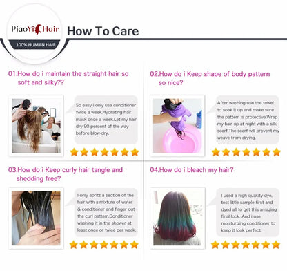Body Wave Human Hair Bundles with 4x4/5x5 Lace Closure – 100% Raw Human Hair Weave Extensions | 2x6 Middle Part Lace Wig Set
