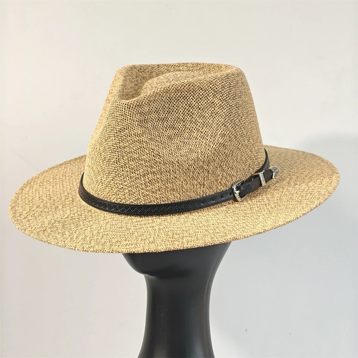 Unisex Panama Straw Hat – British Style Foldable Sun Hat for Men & Women, Beach Hat with Sun Protection for Summer