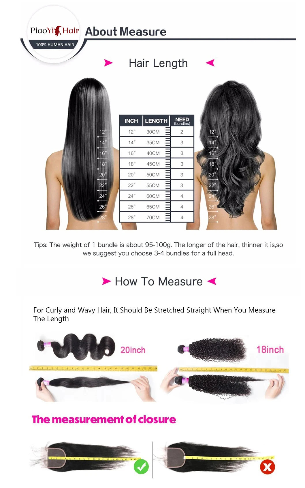 Body Wave Human Hair Bundles with 4x4/5x5 Lace Closure – 100% Raw Human Hair Weave Extensions | 2x6 Middle Part Lace Wig Set