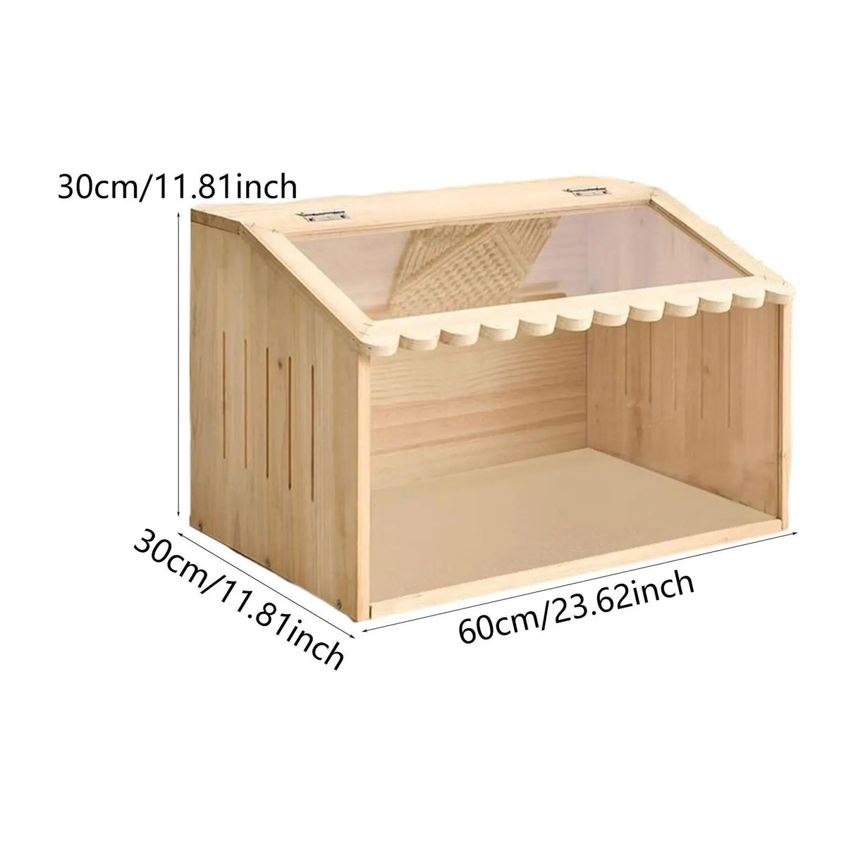 Wooden Chick Brooder Box – Small Animal Breeding & Habitat Enclosure for Chicks, Ducks, Birds, Hamsters & Other Small Pets