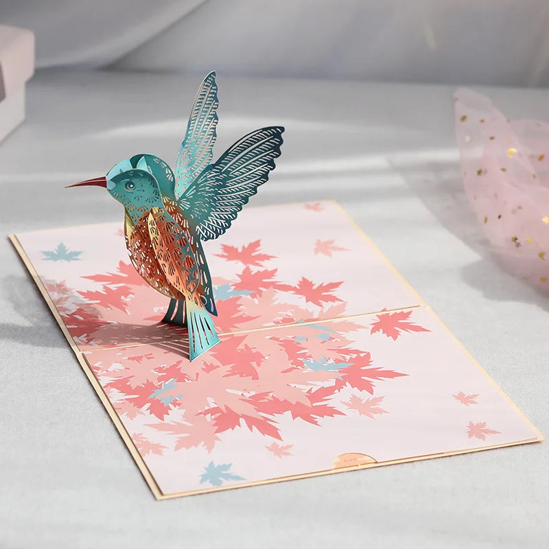 3D Pop-Up Greeting Card – Happy Birthday, Mother’s Day, Father’s Day, Love Mom Dad, Rose Flower, Easter & Thank You Gift