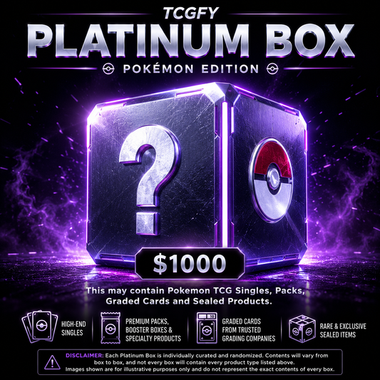 TCGfy C$1,000 Caja Platino (Nivel 2) – Edición Pokémon